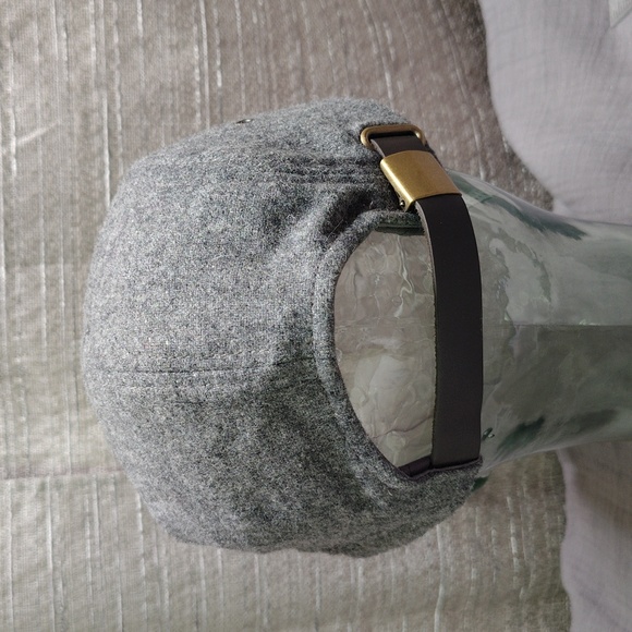 Bridger Bowl Montana Hat Cap Strap Back Gray Wool Nylon Panel Skin to Win - Picture 12 of 12